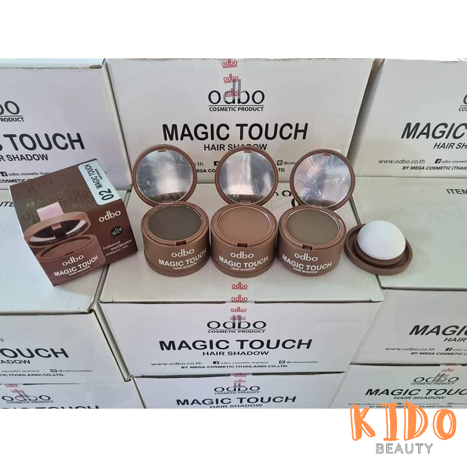 Phấn Che Khuyết Điểm Tóc Thưa & Hói ODBO Magic Touch Hair Shadow 3g Thái Lan | Phấn phủ che chân tóc
