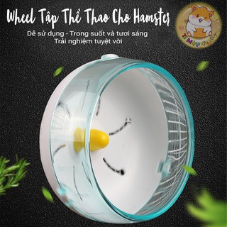 Wheel Nhựa Mica Cao Cấp Cho Hamster/Thú Cưng Nhỏ