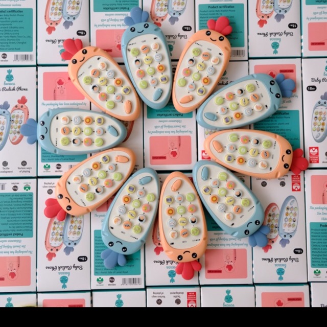 Điện thoại kèm gặm nướu cho bé