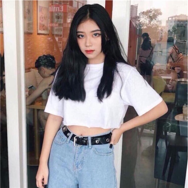 Áo croptop form rộng cực chất (gạt xem ảnh thật)