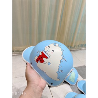 NÓN BẢO HIỂM CÓ LỖ CỘT TÓC