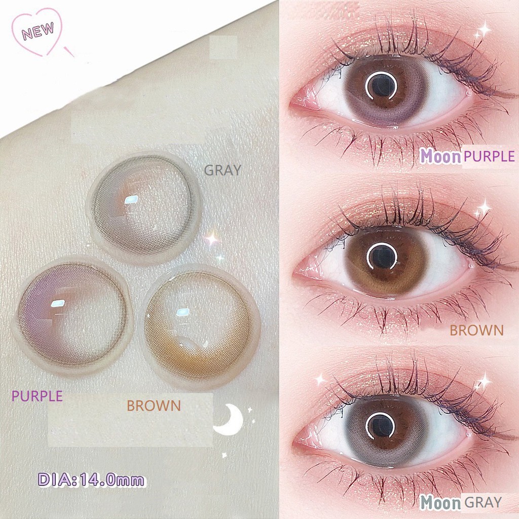 Kính áp tròng Vi-Ii dòng 20.dec.19 Lszi 14.0mm độ 0-8.00 thời trang