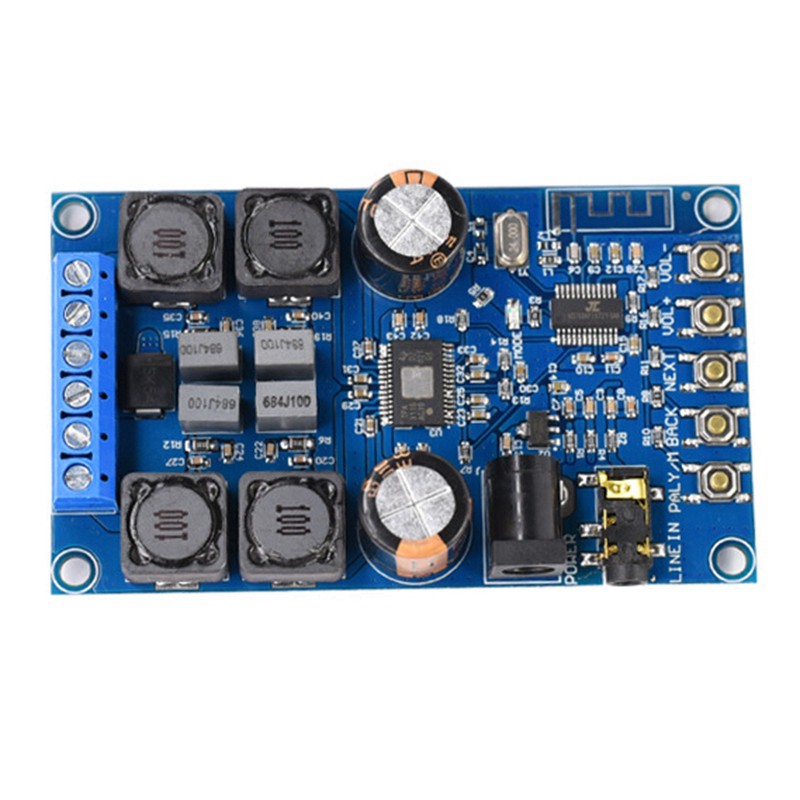 Bluetooth Digital Power Amplifier Board Stereo Dual Channel 50W+50W Audio Amplifier Board with Shell