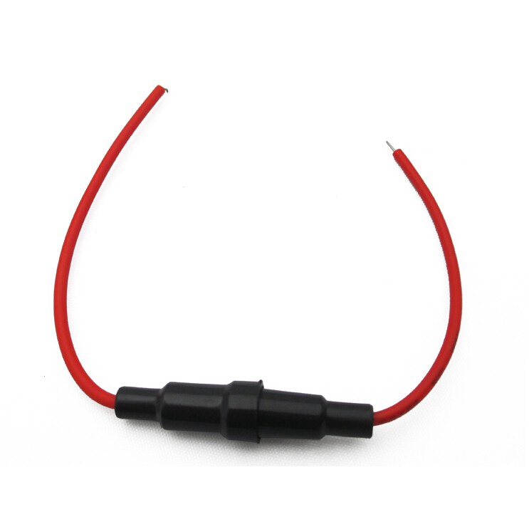 Bộ 10 Cầu Chì Thủy Tinh 5 * 20Mm Với Dây 22 Awg 250V Tiện Dụng