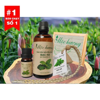 Tinh dầu Bạc Hà Mộc Hương nguyên chất có kiệm định, tinh dầu đuổi muỗi