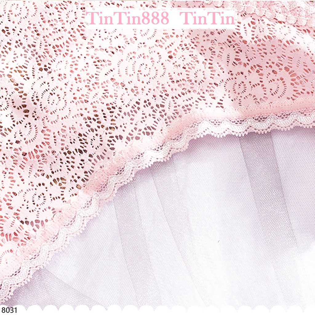 Quần lót ren lọt khe Kim Cương sexy quyến rũ mềm mại co dãn màu pastel 8032 🍓5 QUẦN, Quần chíp đáy kháng khuẩn TinTIn888