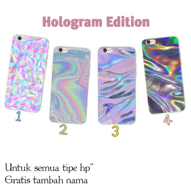 Ốp Điện Thoại Họa Tiết Hologram Cho Xiaomi / Oppo / Vivo / Iphone / Samsung / Lenovo / Realme / Nokia / Zenfone / Android / Iphone