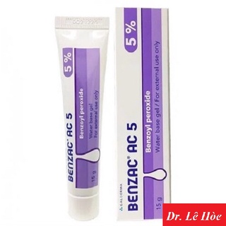 Kem ngừa mụn Benzac AC Benzoyl Peroxide 5% 15g - Galderma