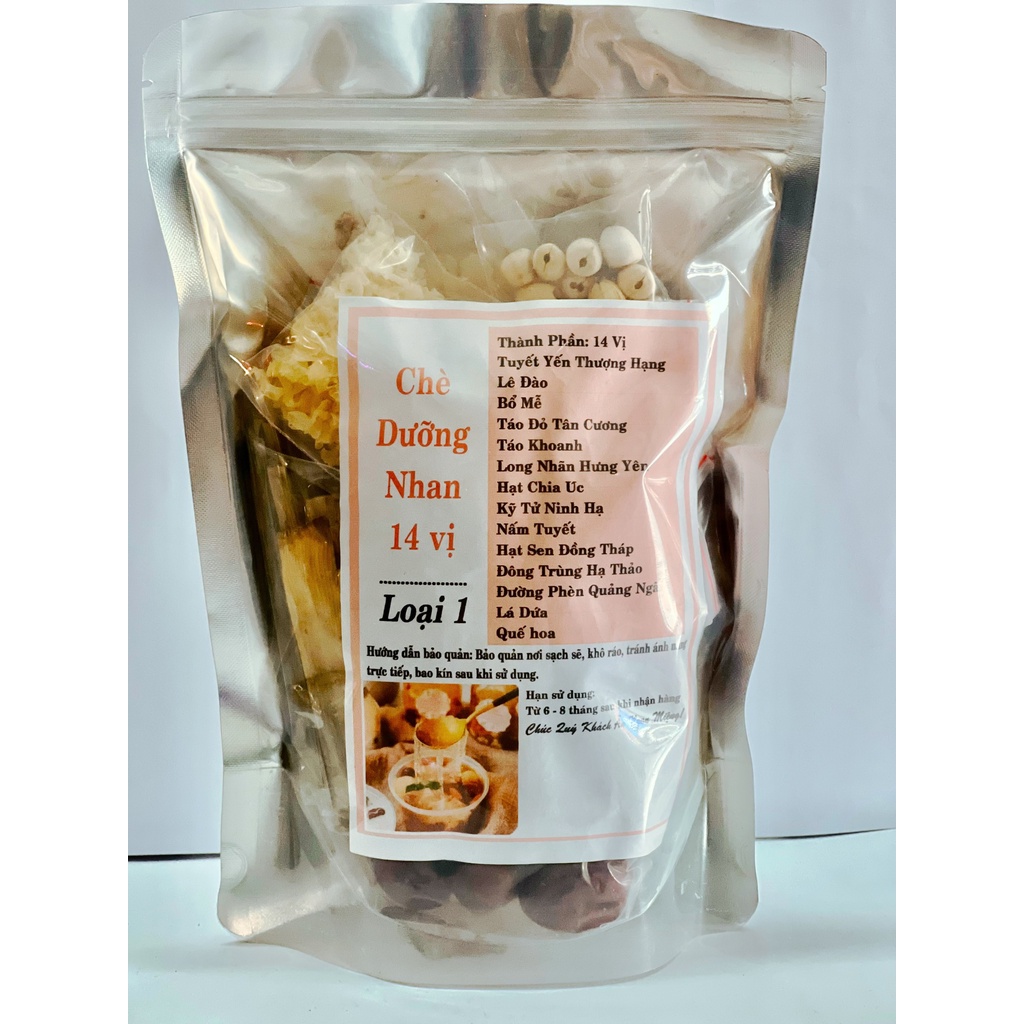 Chè Dưỡng Nhan 14 Vị 500gr ( nấu 15 chén )