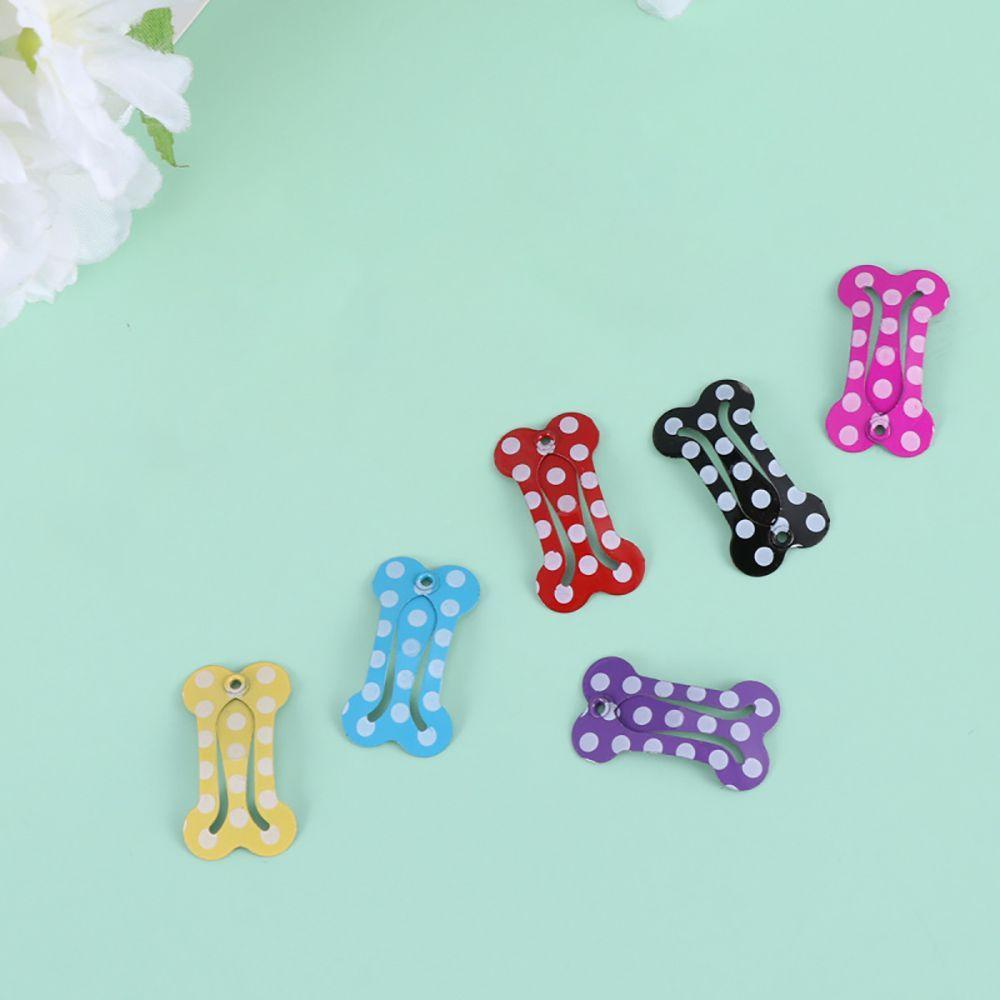 AARON1 Set 5 Kẹp Lông Chó Hình Khúc Xương Dễ Thương