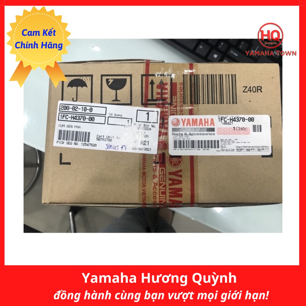 Cụm Đèn Pha chính hãng Yamaha dùng cho xe Sirius - Yamaha town Hương Quỳnh