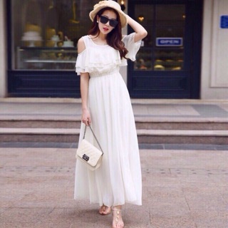D597-ĐẦM MAXI BÈO NGỰC
