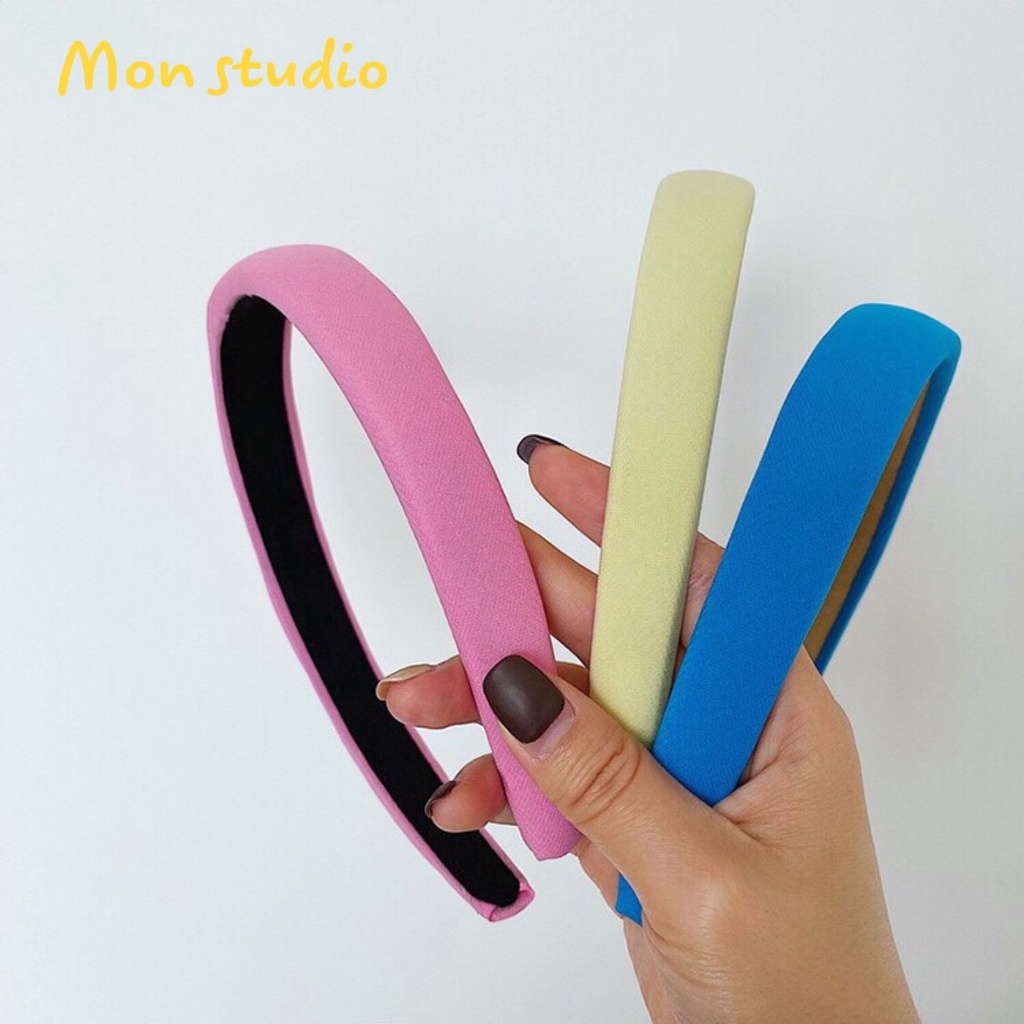 [ Mã MONSST giảm 10% cho đơn từ 0đ ] Bờm cài tóc trơn basic mon studio