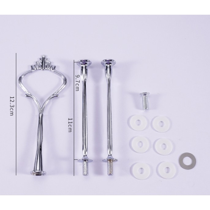 Khuôn Silicone Đúc Keo Resin Làm Khay Trà Bánh 3 Tầng - Trường Thịnh Sài Gòn