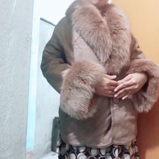 Áo da lông thật