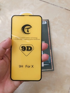 Cường lực full 9d iphone 6/6s/6p/7/7p/8/8p và iphone X (tặng nút home hoặc dán lưng)