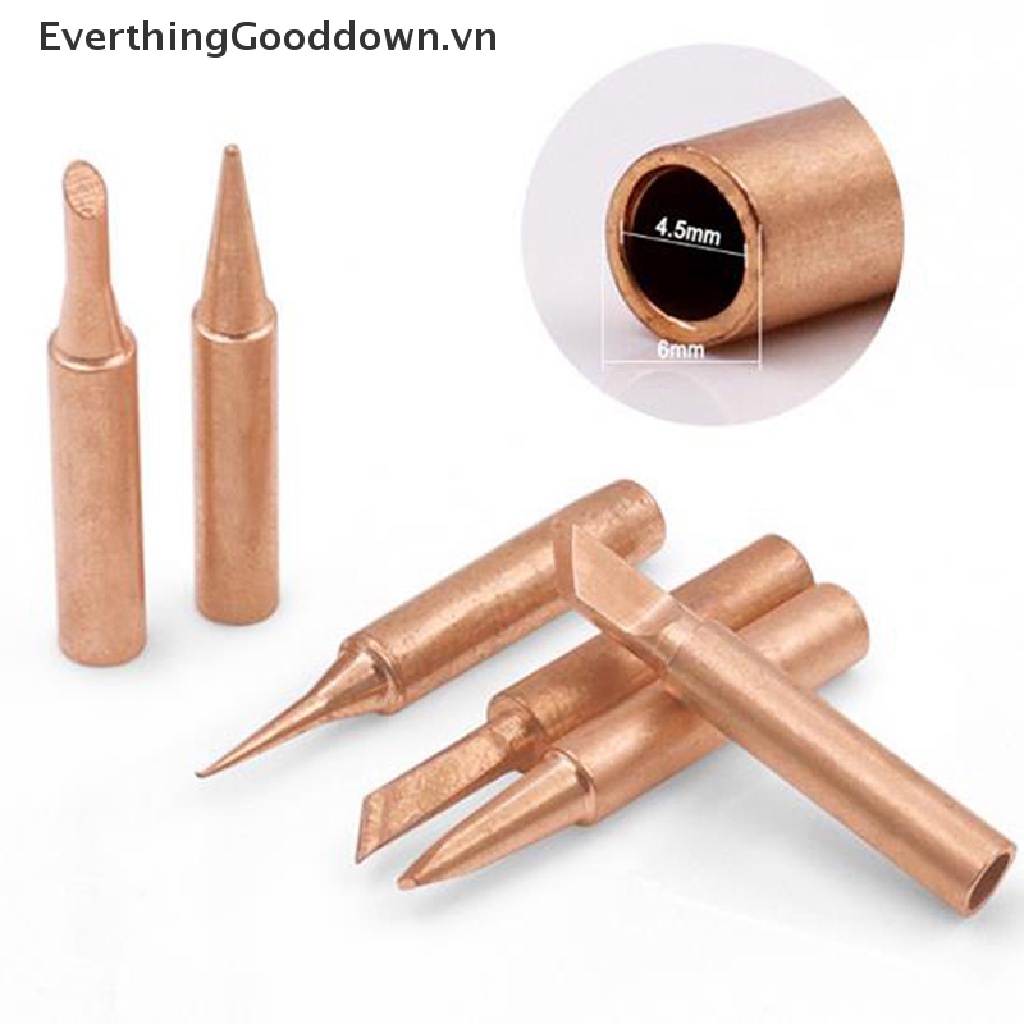 Bộ 5 / 6 đầu hàn 900m-t bằng đồng nguyên chất không chì

.