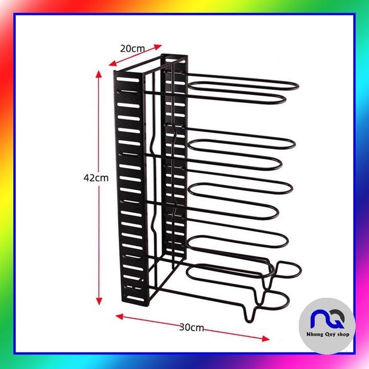 Kệ để xoong, nồi, chảo... đa năng nhiều tầng - Giải pháp tối ưu cho nhà bếp gọn gàng, sang trọng