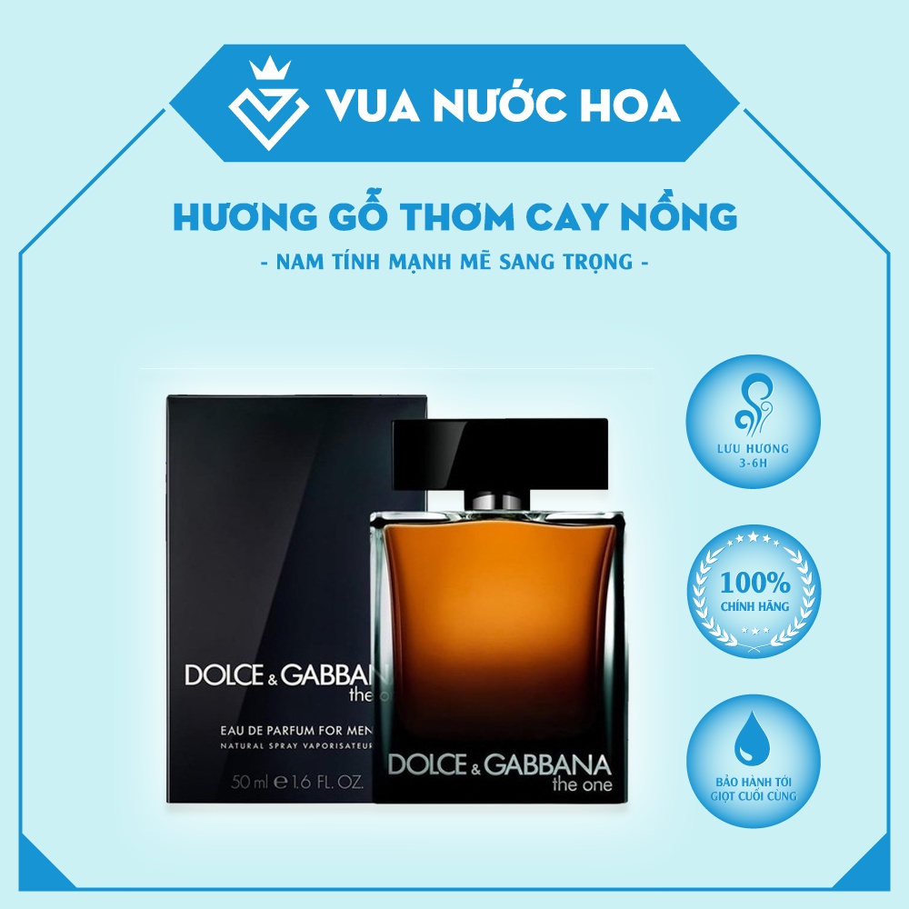 Nước Hoa Nam D&G The One EDP - Cổ điển, Lịch lãm, Cuốn hút