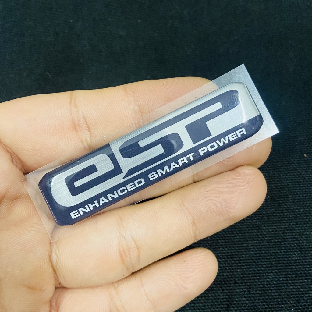 Logo tem nhựa nổi ESP hàng cao cấp sử dụng dán ốp pô e các dòng xe tay ga VARIO, AIRBLADE, SH, VISION