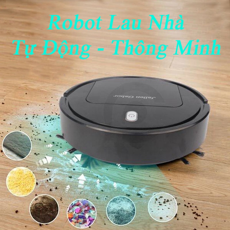 Robot Hút Bụi Jallen Gabor IS25 Thông Minh - Máy Hút Bụi Lau Nhà Tự Động Giá Rẻ