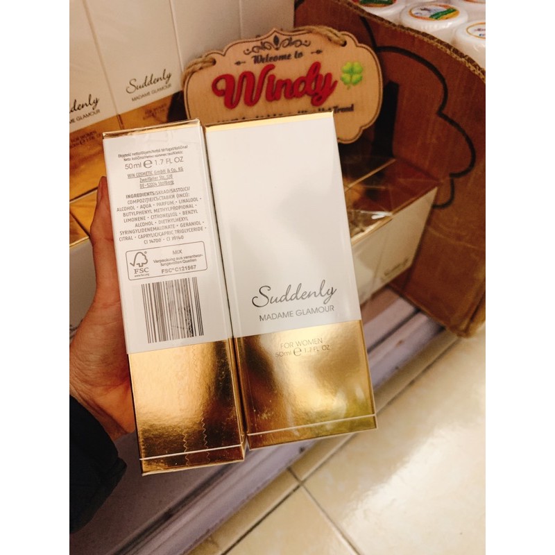 Nước Hoa Suddenly Đức 50ml - Chính Hãng | Thế Giới Skin Care