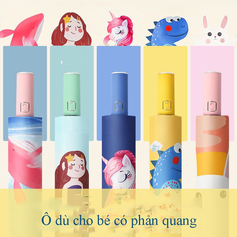 Ô dù cho bé gái, bé trai che mưa nắng gấp gọn mới nhất 2022