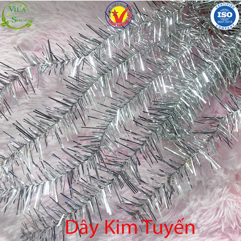 [ 7 Màu ] Dây Kim Tuyến Trang Trí Tết, Sinh Nhật, Noel - Kích Thước Dài 150cm