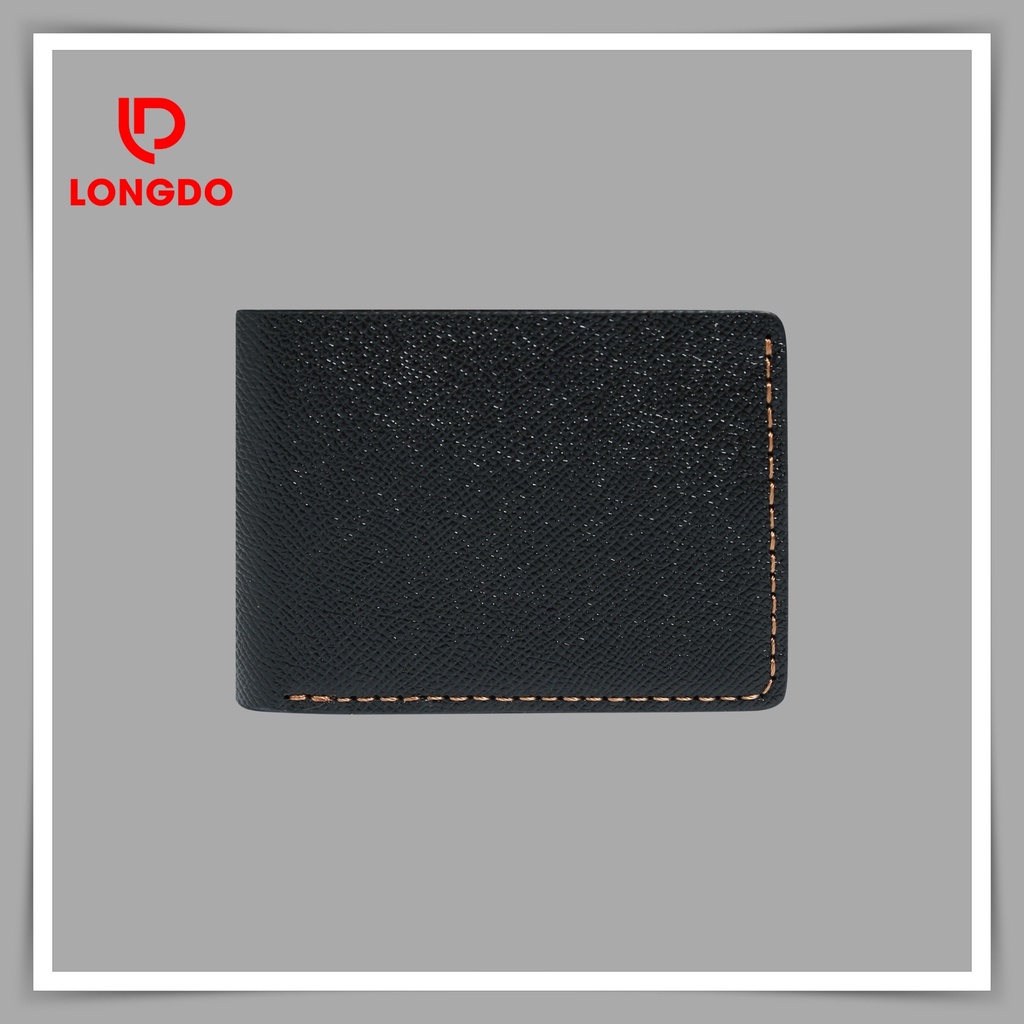 Ví nam mini giá rẻ - Cam kết da bò thật 100% - Hàng chính hãng thương hiệu Longdo Leather - B05