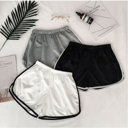 Quần Short Nữ Mặc Nhà Madela Phối Viền Co Giãn 4 Chiều Chất Cotton, Quần Đùi Mặc Nhà Nhiều Màu Giao Ngẫu Nhiên