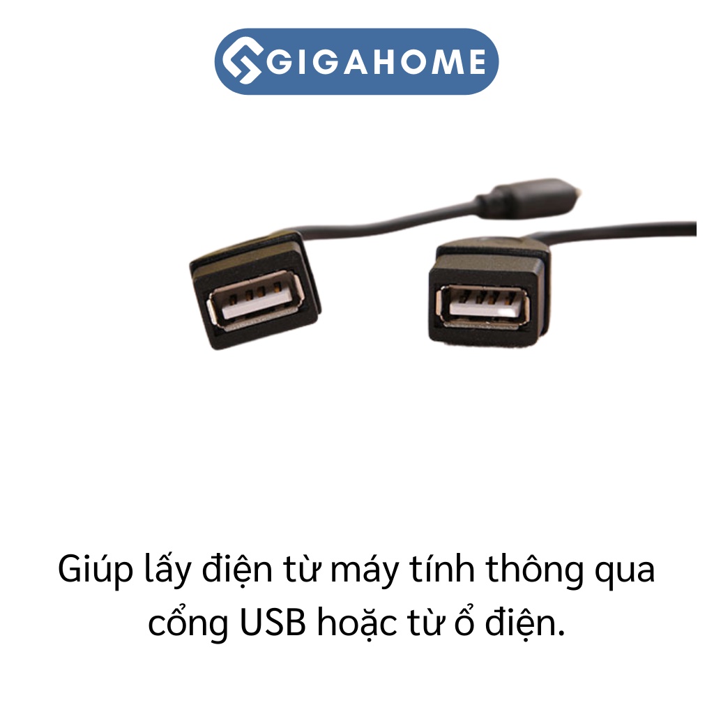 Cáp Chuyển Đổi OTG Đầu Micro USB Sang Đầu USB OTG Cho Điện Thoại Androi GIGAHOME 2963