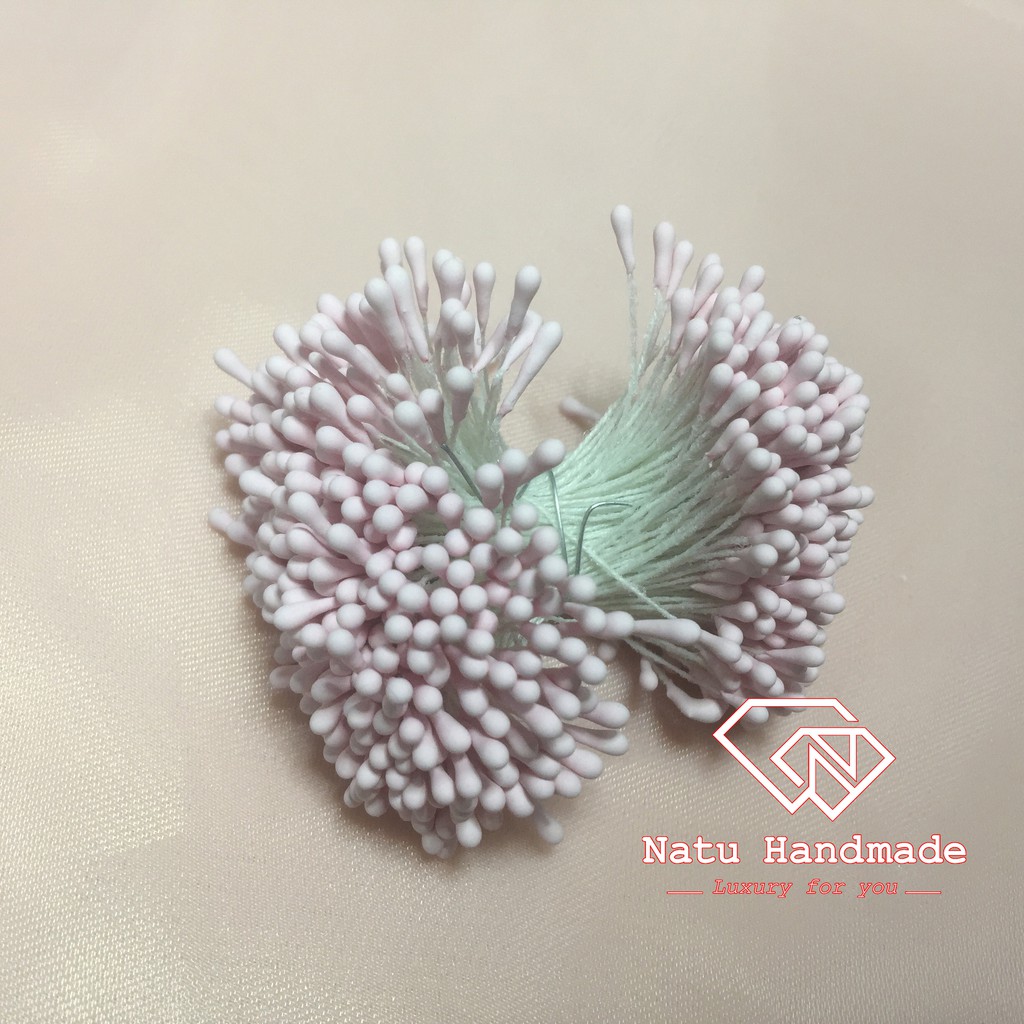 - Nguyên liệu làm hoa cài áo - hoa cài tóc -  Nhụy hoa giả Hàn Quốc làm hoa handmade - Nhụy đơn