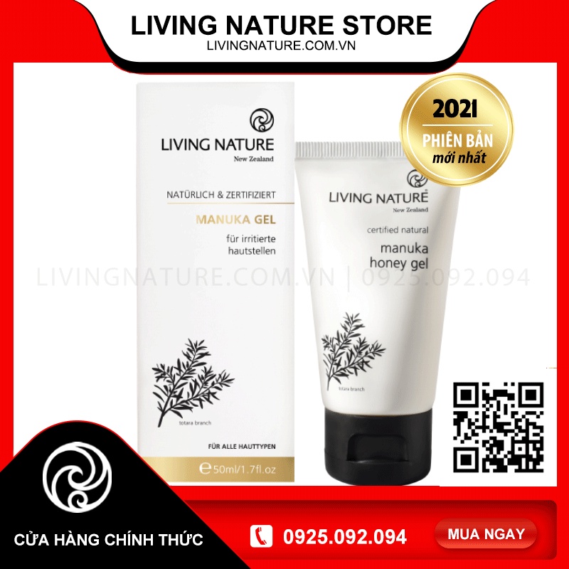 Gel mụn Living Nature Manuka Honey Gel 50ml
