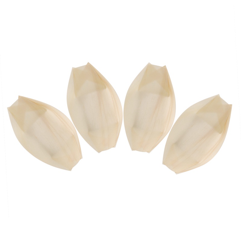 Bộ 50 chén gỗ 11cm x 6.5cm có thể phân hủy được