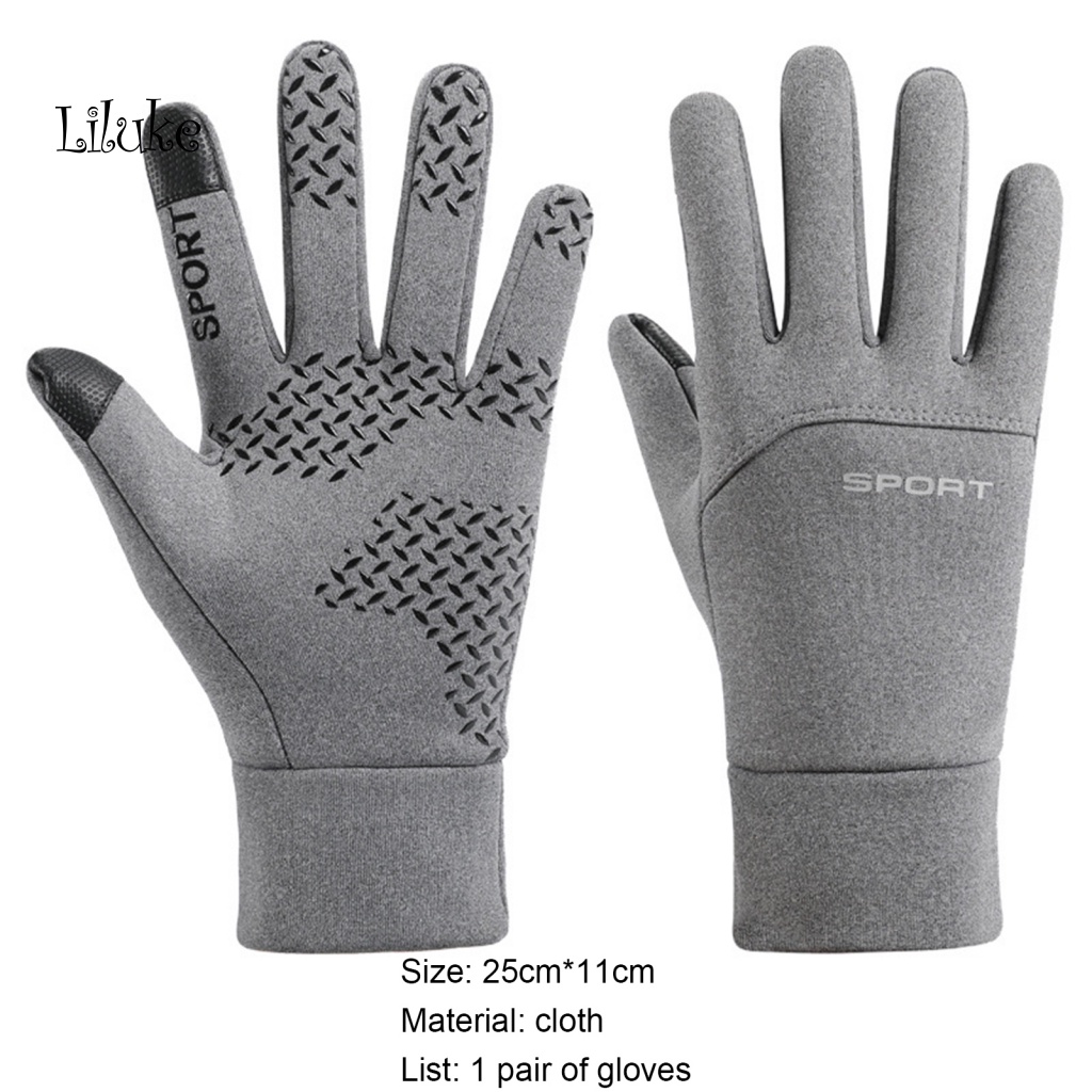 Găng Tay Lái Xe Chống Lạnh Siêu Mềm Mại Cho Nam