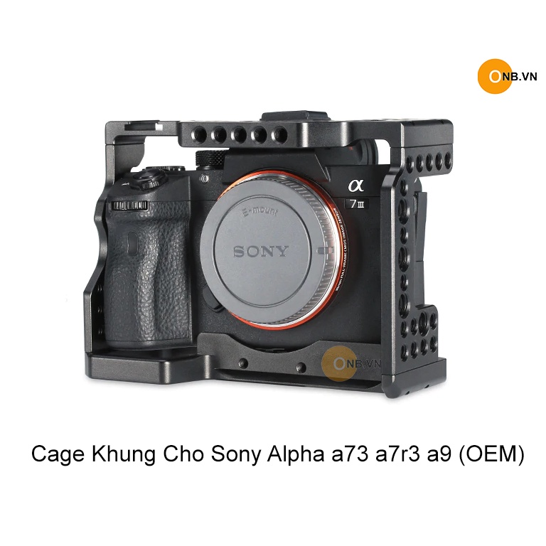 Uurig Cage Sony Alpha A7III, A7RIII - Khung bảo vệ máy ảnh quay phim VLOG