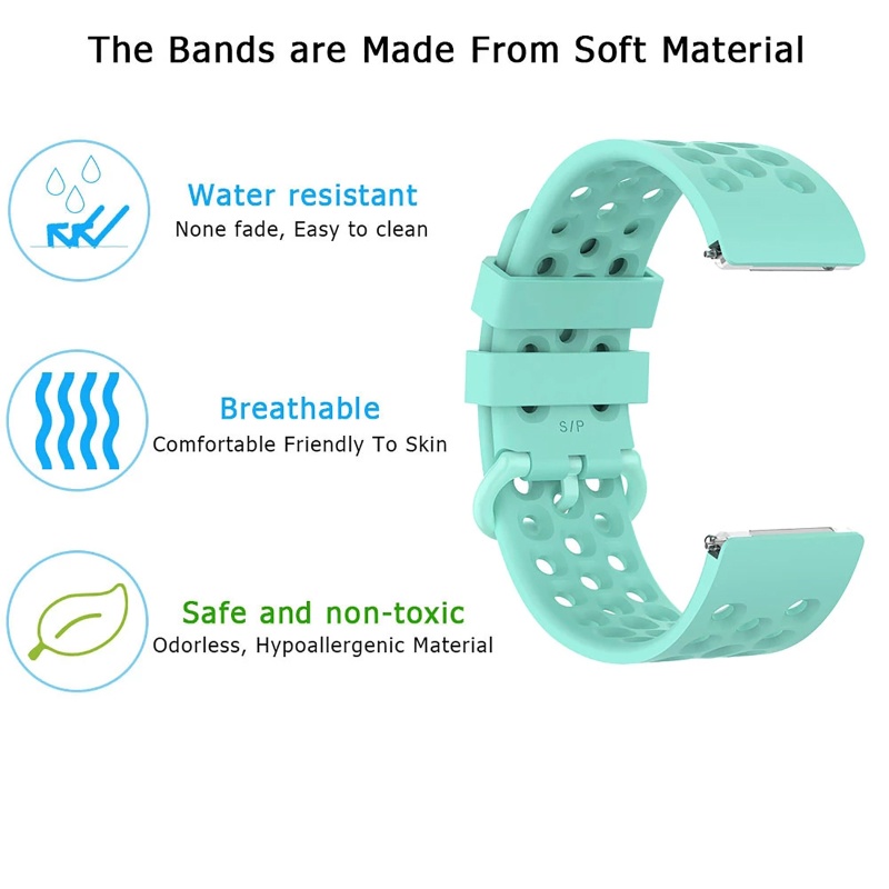 Dây Đeo Silicon Thay Thế Cho Đồng Hồ Thông Minh Fitbit Versa Lite / Versa / Versa 2