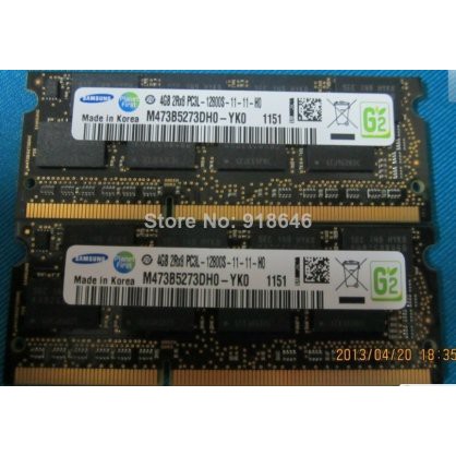 Ram Laptop DDR3 Hynix /SAMSUNG 4GB PC3L 12800 Bus 1600mhz