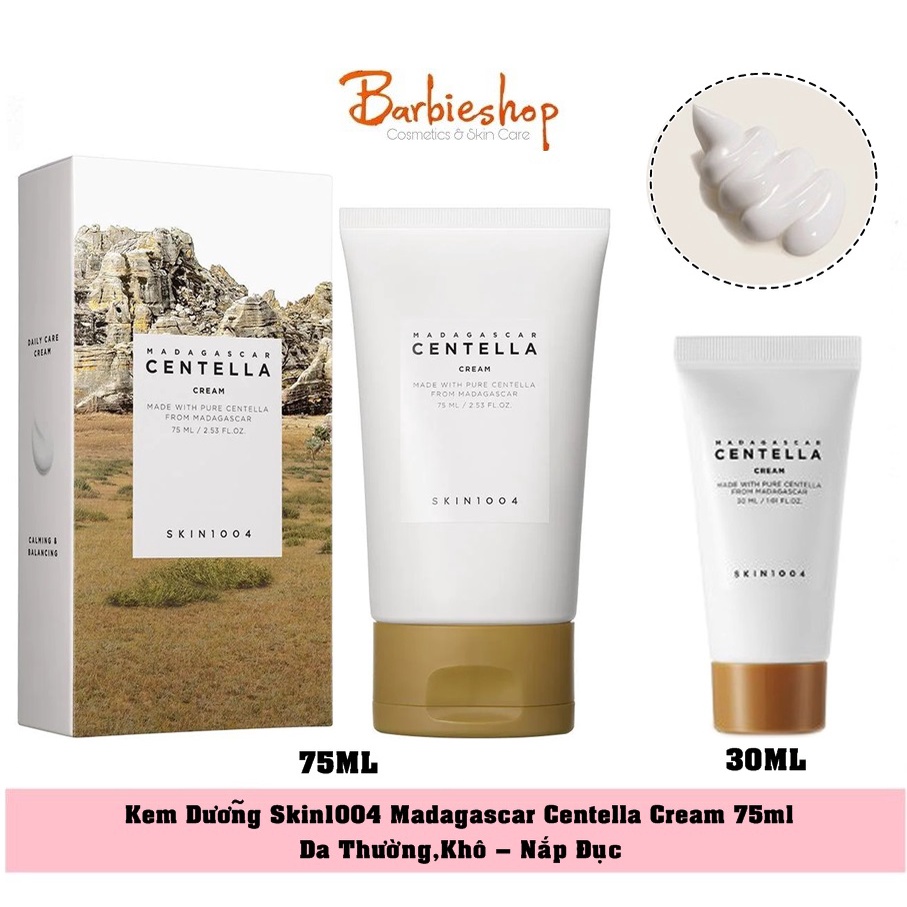 Kem Dưỡng Skin1004 Madagascar Centella Cream 75ml nắp đục