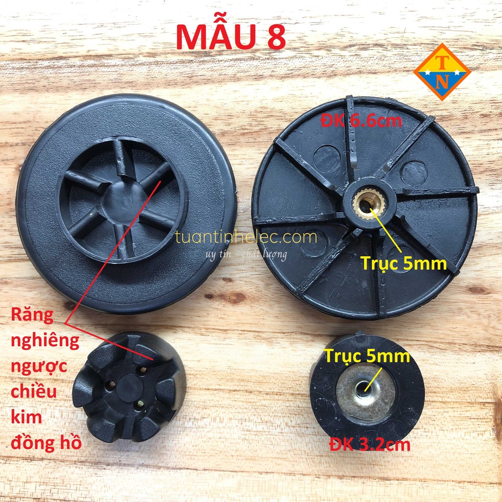 Bánh Răng Máy Xay Sinh Tố Các Loại : Vấu Truyền Động , Nhông Máy xay Thông Dụng - Phụ kiện máy xay sinh tố các loại