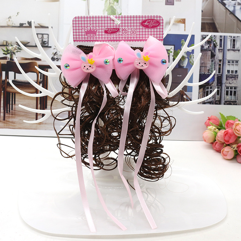 Set 7 kẹp tóc nơ bướm cho bé gái trên 3 tuổi