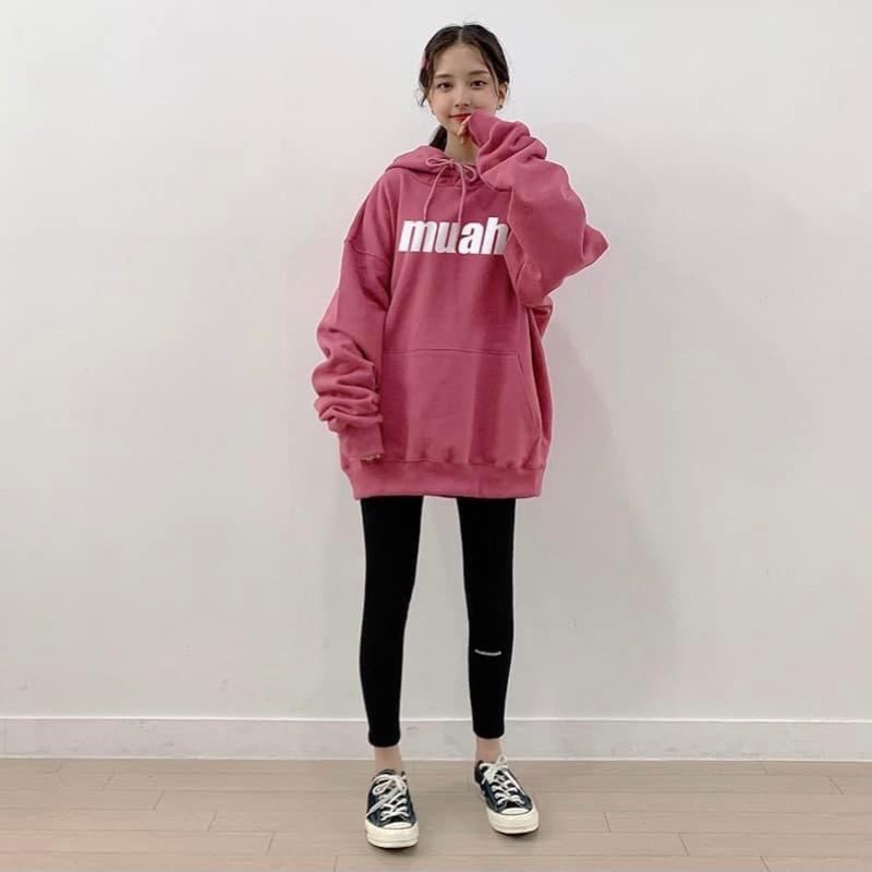 [Sẵn] Áo hoodie Muahmuah