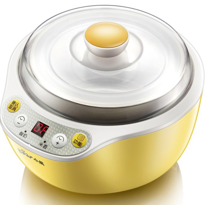 Máy Làm Sữa Chua Bear SNJ-B10K1 1 Lít Tặng kèm 4 Cốc Cao Cấp Hàng Chính Hãng