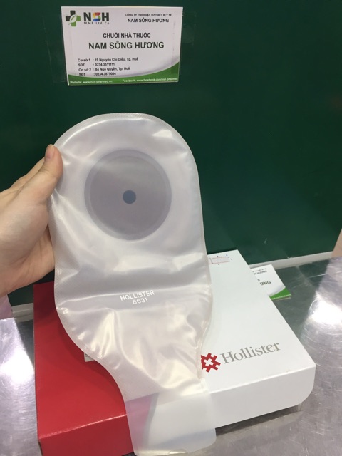 ✅Túi hậu môn nhân tạo một mảnh HOLLISTER 64mm mã 8631 Mỹ, túi chứa phân hậu môn nhân tạo một mảnh 8631 hollister của mỹ