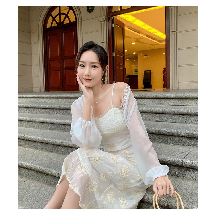 Áo Khoác Cardigan Hai Dây Dáng Rộng Che Nắng Thời Trang Mùa Hè Hàng Mới Dành Cho Bạn Nữ 20221