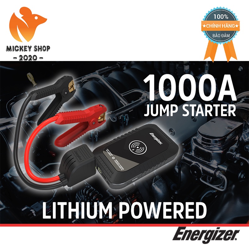 BỘ KÍCH BÌNH ĐA NĂNG Energizer 1000A - Mã ENJ1000 - BẢO HÀNH 12 THÁNg