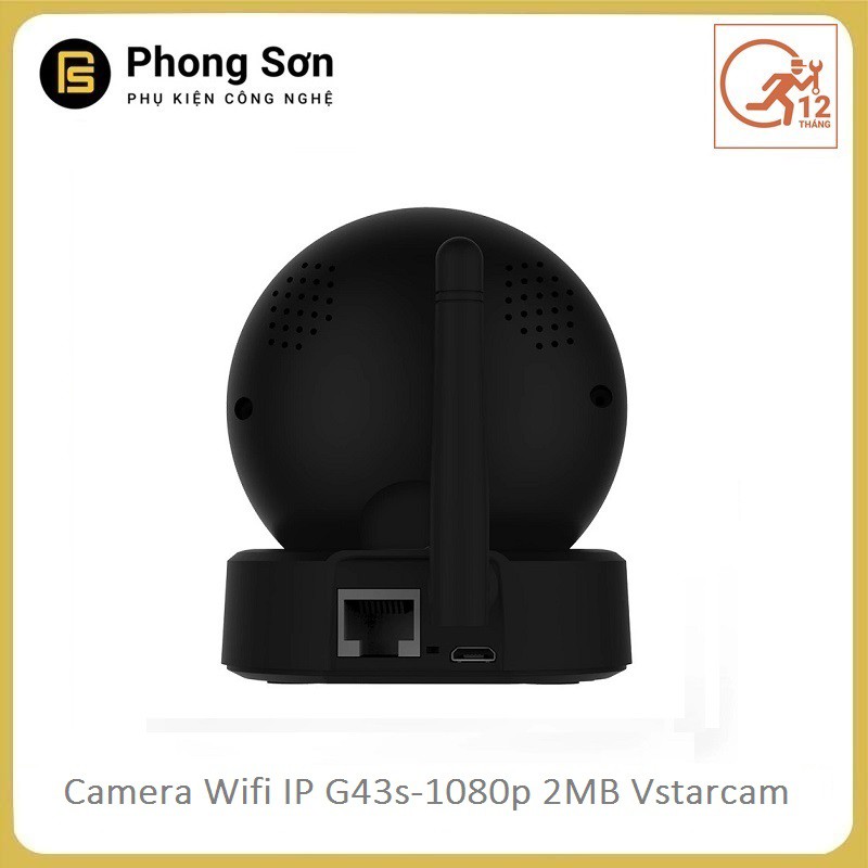 Camera ip wifi G43s 1080p 2MB Vstarcam ( Bảo hành 12 tháng ) | BigBuy360 - bigbuy360.vn