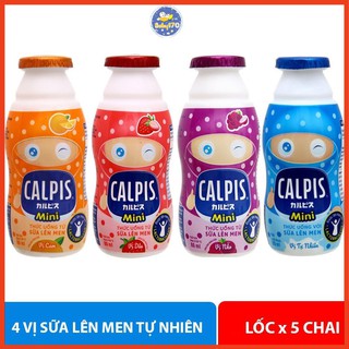 Sữa chua Calpis hương tự nhiên 80ml lốc 5 chai