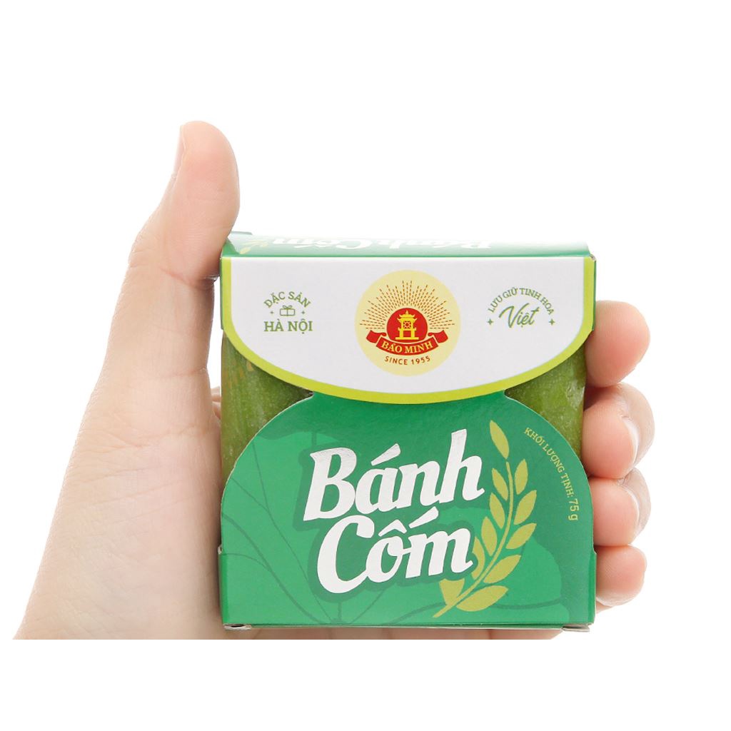 Bánh cốm nhân đậu xanh hộp 75gr