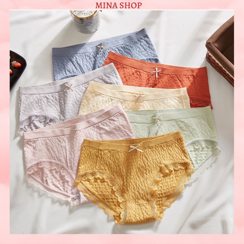 Quần Lót Nữ Cotton MINA85  Mềm Mịn Thoáng Khí, Co Dãn 4 Chiều